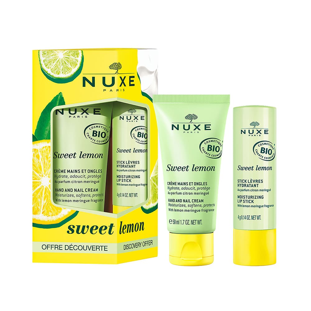 DUO SWEET LEMON (DUO DE CREMA DE MANOS Y LABIAL)